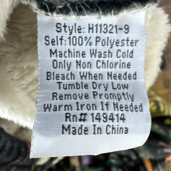 Johnny Was Floral Cozy Fleece Blanket Bag Only Shoulder Tote (No Blanket) - Picture 3 of 3